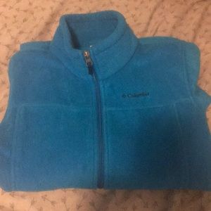 Children’s large blue Columbia fleece